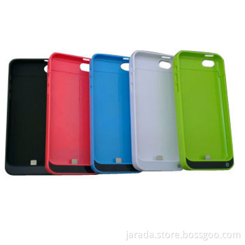 Colorful Battery Cases for iPhone 5C, with 2,200/4,200mAh Capacity